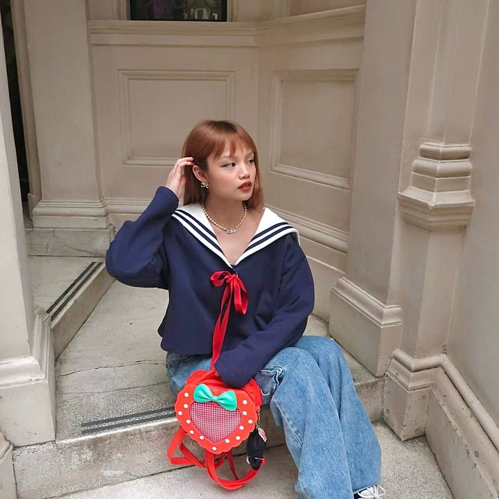 Borah Studio - Wholesale Crossbody Bag - Women's - Mini Strawberry Heart Ita Bag10