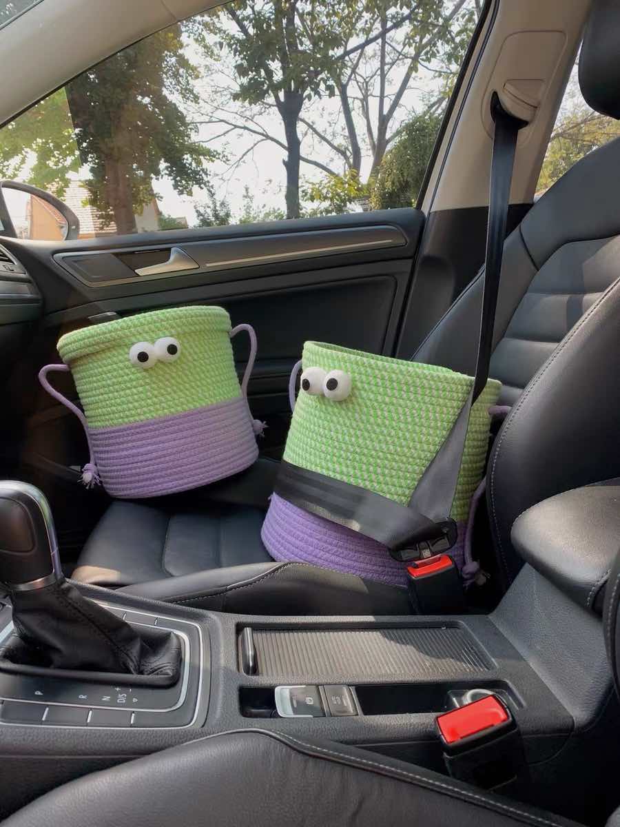 INSPECIAL HOME - Wholesale Laundry Basket - Handwoven Whimsical Big Eyes Laundry Storage Basket Bag 3