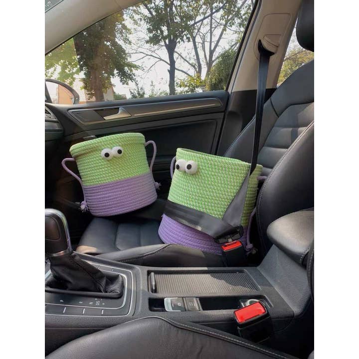 INSPECIAL HOME - Wholesale Laundry Basket - Handwoven Whimsical Big Eyes Laundry Storage Basket Bag 3