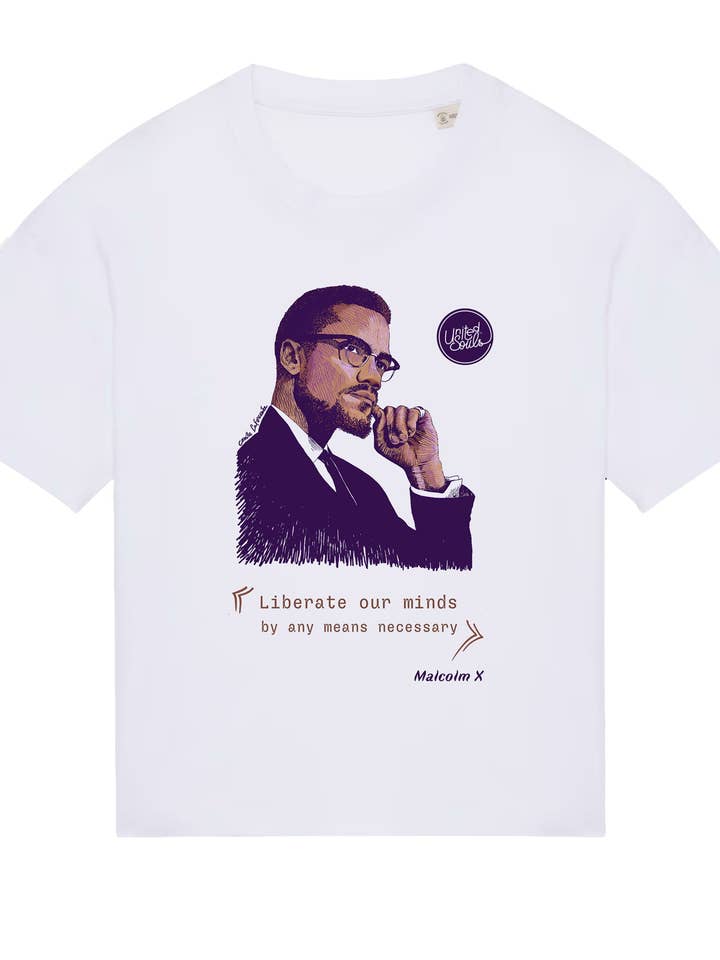 Malcolm X I Damen Oversize-T-Shirt für den Großhandel von UNITED SOULS