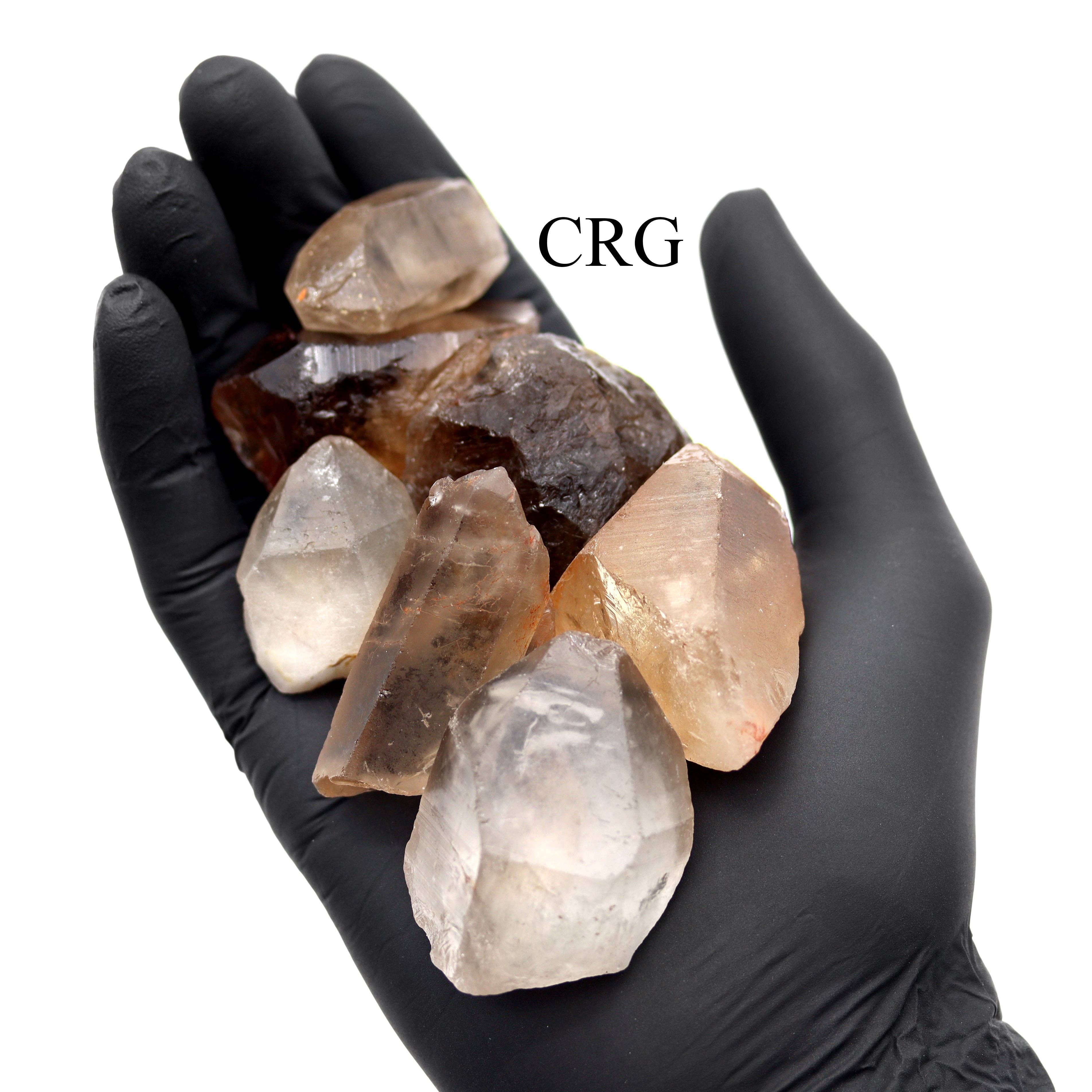 Crystal River Gems LLC – wholesale Spiritual stone/crystal – 1 LB. Lot - Brazil Rough Smoky Quartz / 3-6 cm avg.1