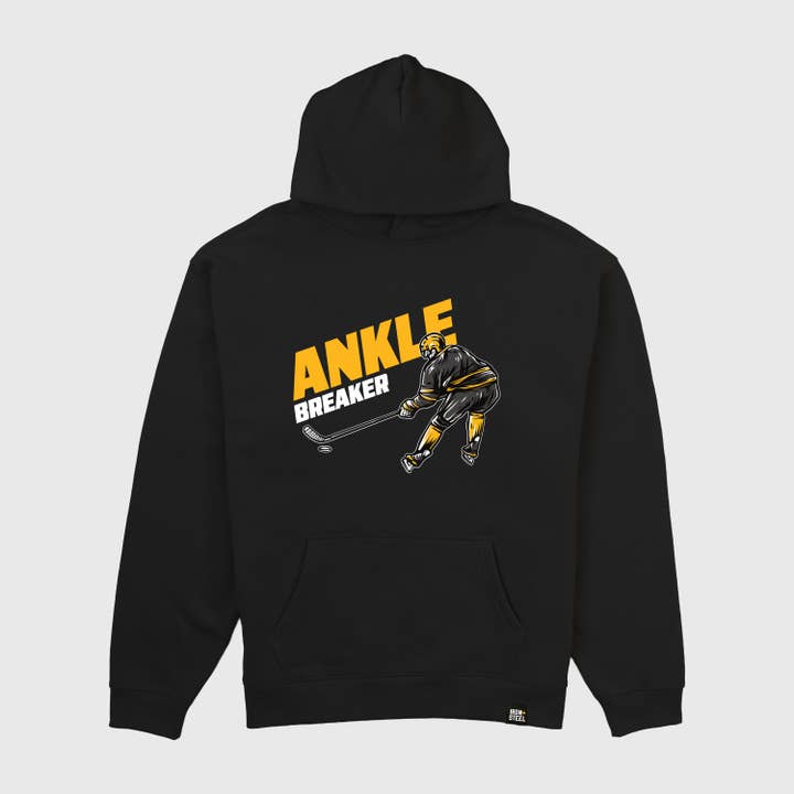 Ankle Breaker Midweight Hoodie for wholesale by Iron+Steel Hockey