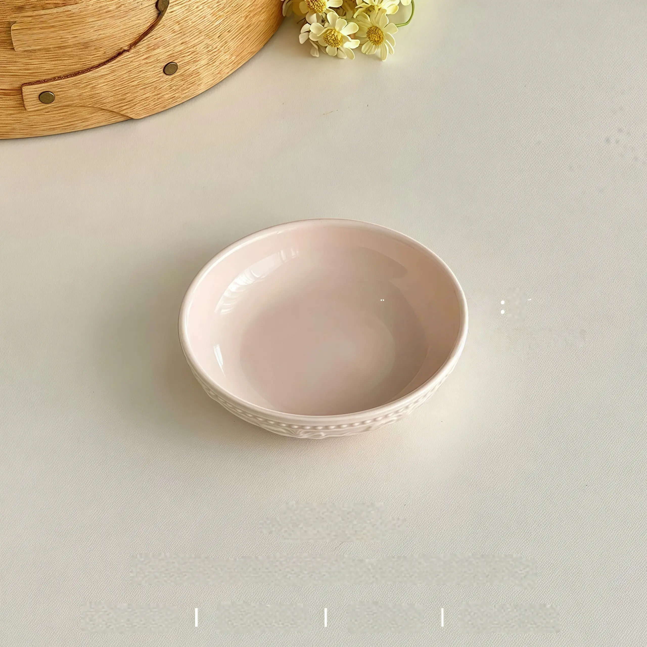 Otterware – Großhandel Schüssel – Geprägte Keramik-Mini-Schale mit Erdbeermotiv (4 Farben)0