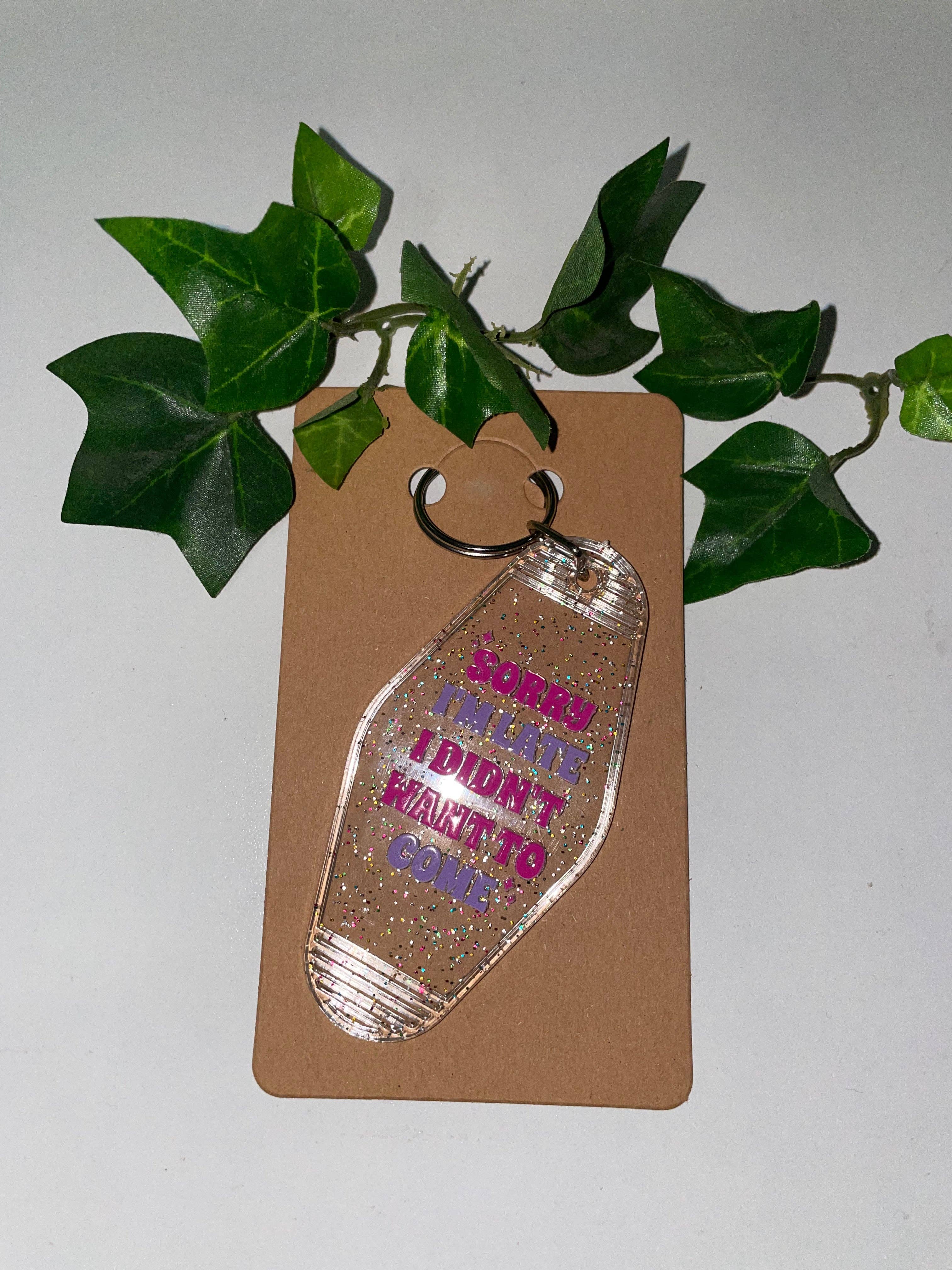 MPB Stationery – Großhandel Schlüsselanhänger – Damen – Entschuldigung, ich bin zu spät Schlüsselb0