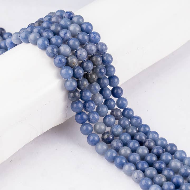 Crystal Jewelry Beads | Blue Aventurine | Gemstone Healing for wholesale by Soothing Crystals Beads
