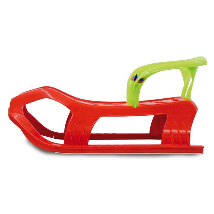 mhw24 - Wholesale Sporting Game - Kids & Baby - Snow Play Snow-Star 90 cm red sled with backrest1