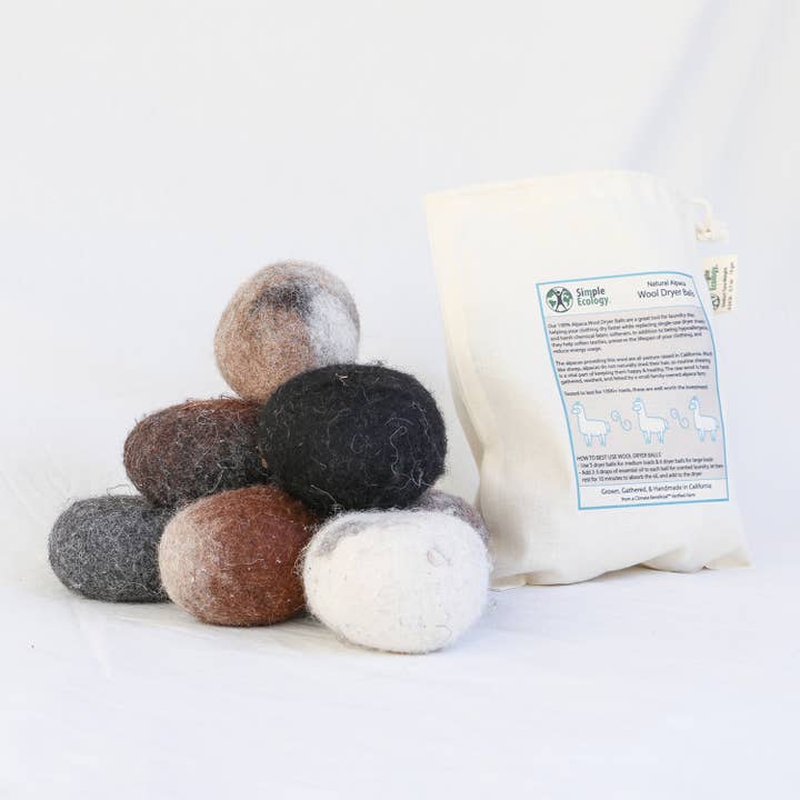 Simple Ecology - Wholesale Dryer Balls - Natural Alpaca Wool Dryer Balls - Simple Ecology1