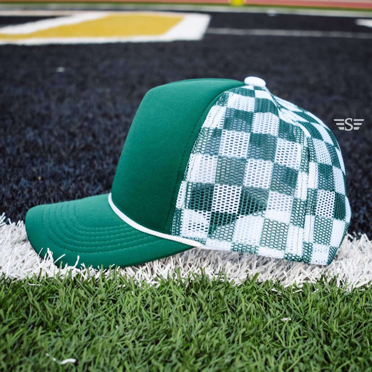 Flying S Company - Wholesale Trucker Hat - Unisex - Checkered Mesh Back Cap4