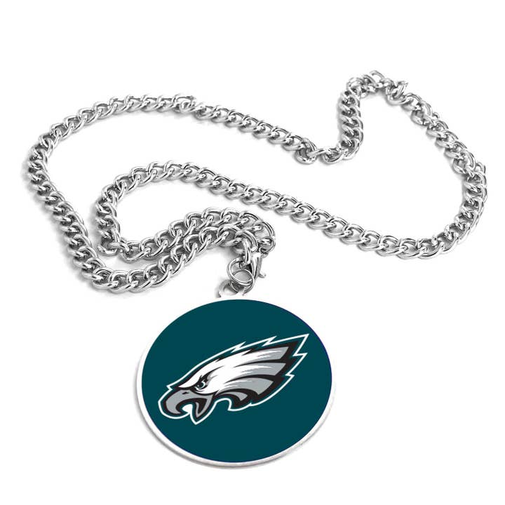 Aminco USA - Wholesale Pendant/Charm Necklace - NFL Philadelphia Eagles Team Emblem Fan Chain Necklace
