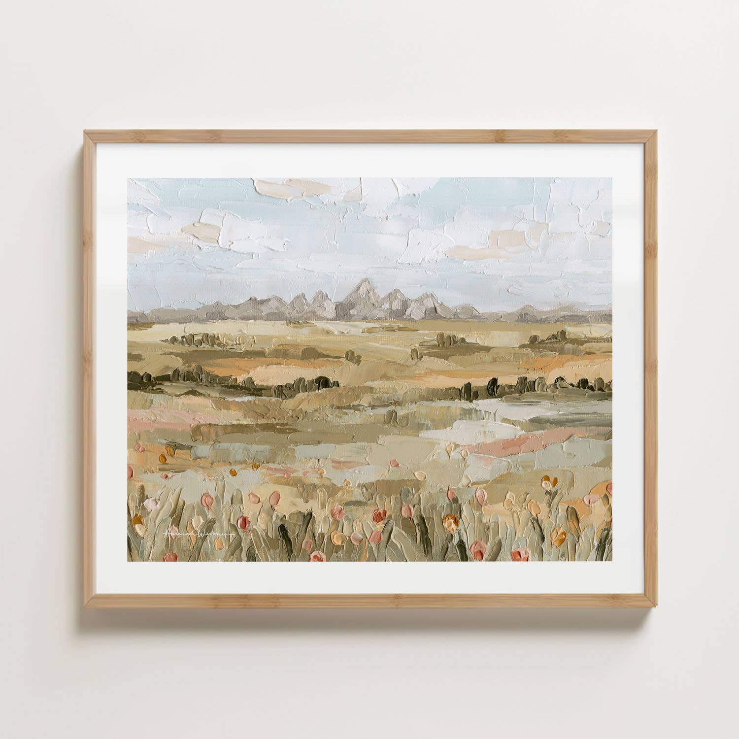 Hannah Weisner Art - Wholesale Art Print - "Grand Tetons" Fine Art Print0
