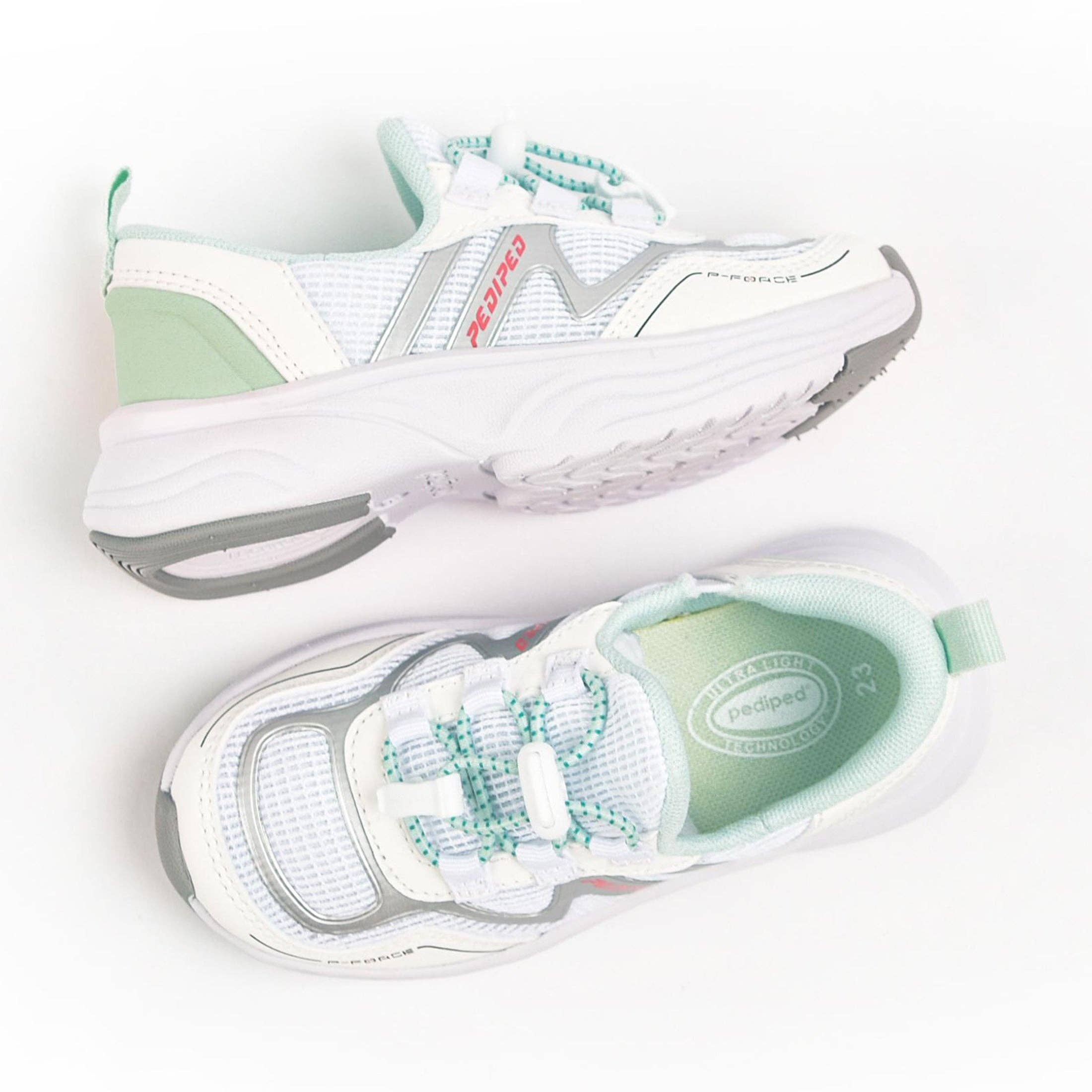pediped footwear - Vente Baskets de sport – enfant - Taurus - Grip ‘n’ Go™ | Blanc3