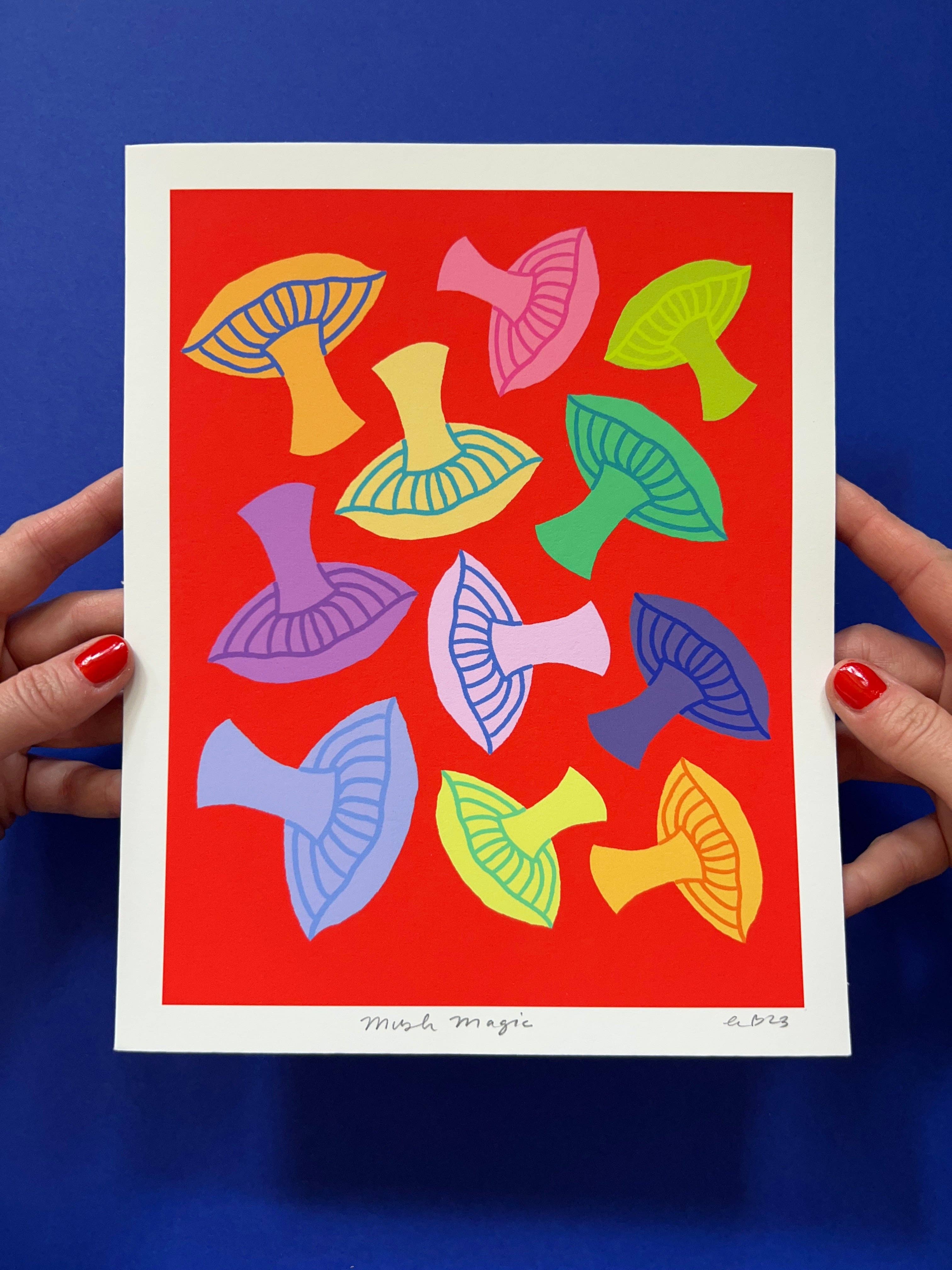 Rare Press - Wholesale Art Print - Mush Magic Giclée Print1