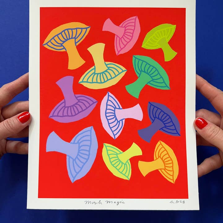Rare Press - Wholesale Art Print - Mush Magic Giclée Print1