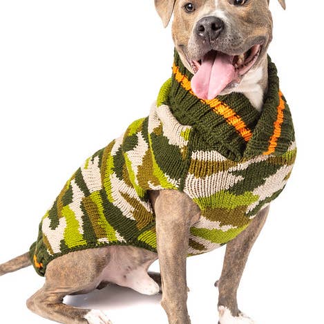 Camo Dog Sweater for wholesale by CHILLY DOG LLC