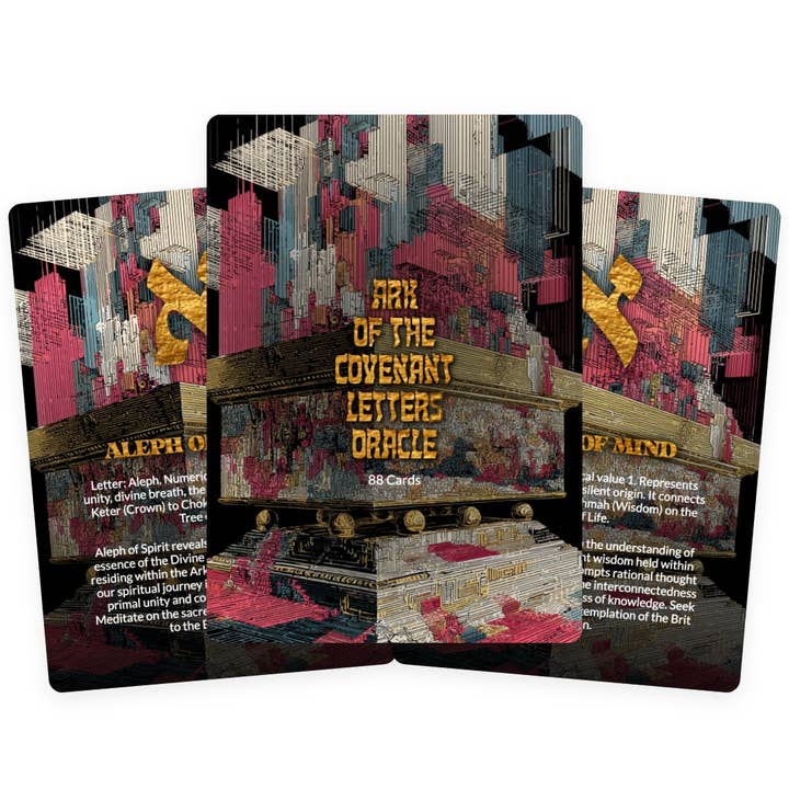 Ark of Covenant Letters Oracle - 88 Cards Deck for wholesale by IBIZA TAROT