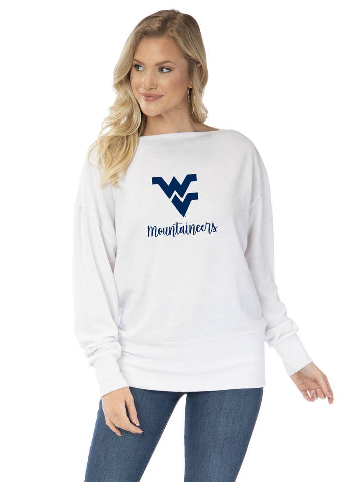 Flying Colors Apparel - Wholesale Knit Top - Women's - West Virginia Mountaineers Lainey Tunic2