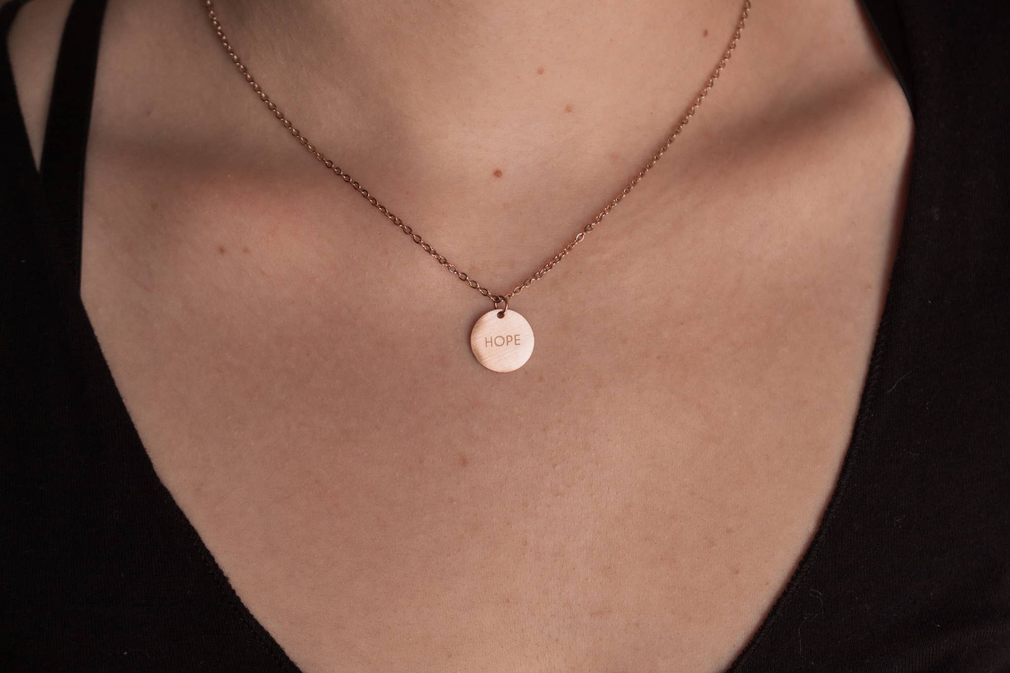 The Vintage Sparrow - Wholesale Pendant/Charm Necklace - Hope Pendant4