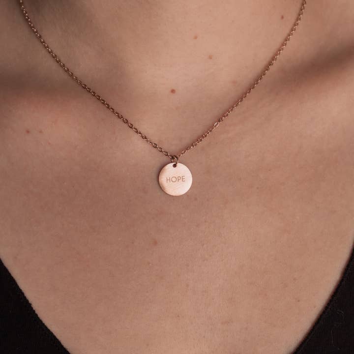 The Vintage Sparrow - Wholesale Pendant/Charm Necklace - Hope Pendant4