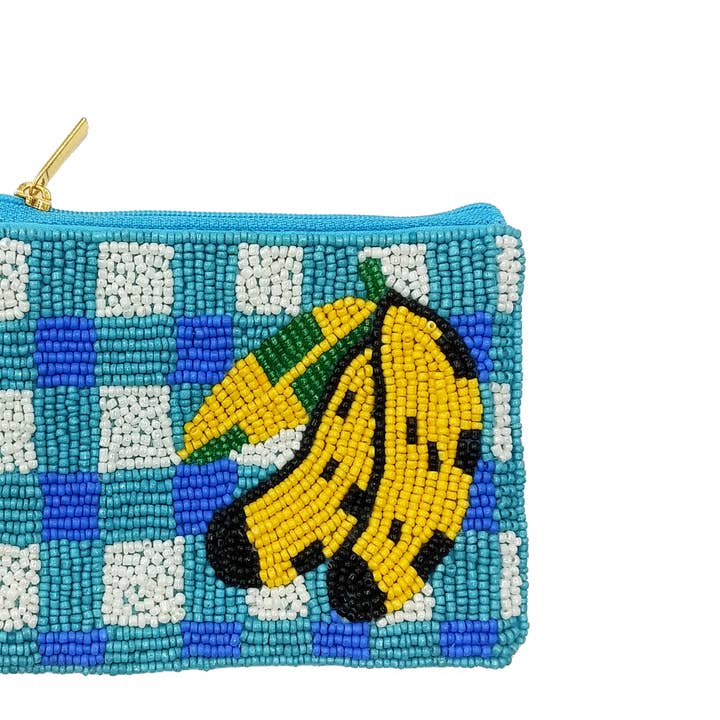 Nima Accessories Inc - Wholesale Coin Purse - Women's - Ladies Bananas Themed Fully Beaded Coin PurseĀ 0