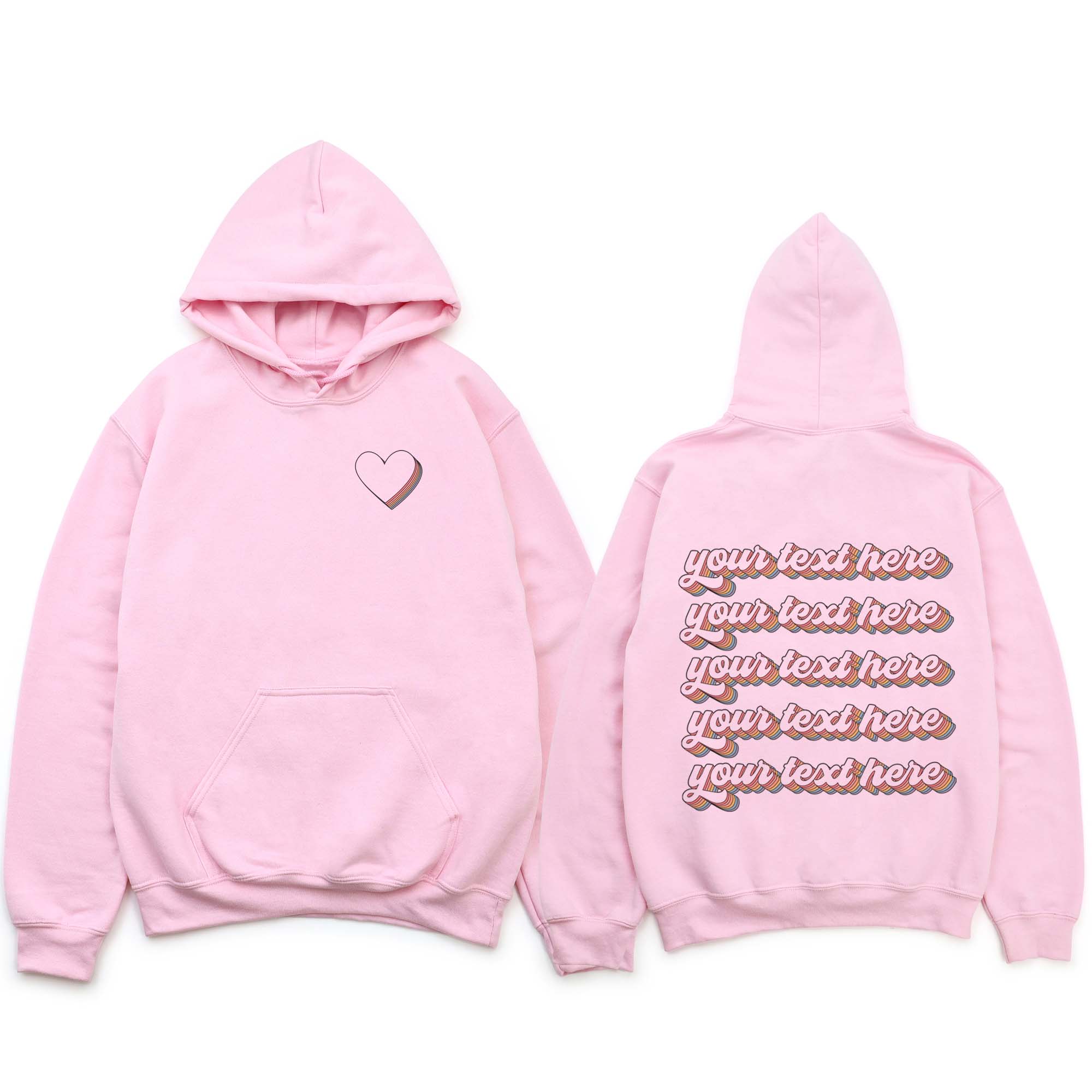 The Funnel Cake Tree - Wholesale Hoodie - Dames - Jouw regenboog op jouw manier - Hoodie op maat20