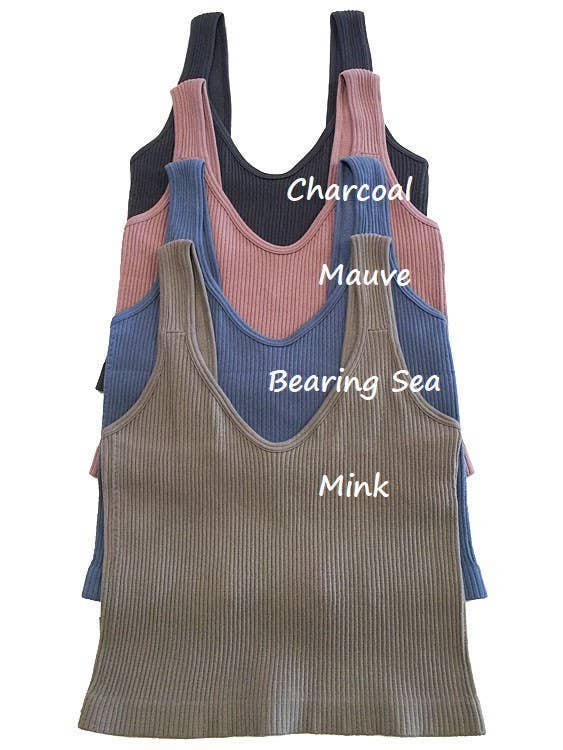 Vanilla Monkey - Wholesale Tank Top - Women's - Ribbed Tank Crop Top1