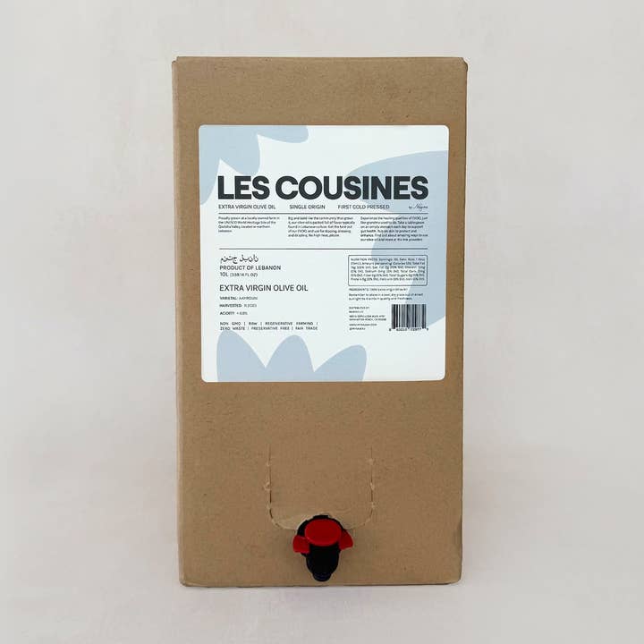 Les Cousines 10 L huile d'olive extra vierge pour la vente par Les Cousines
