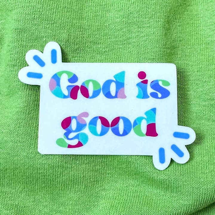 God is Good Sticker for wholesale by Lauren’s Print Shoppe