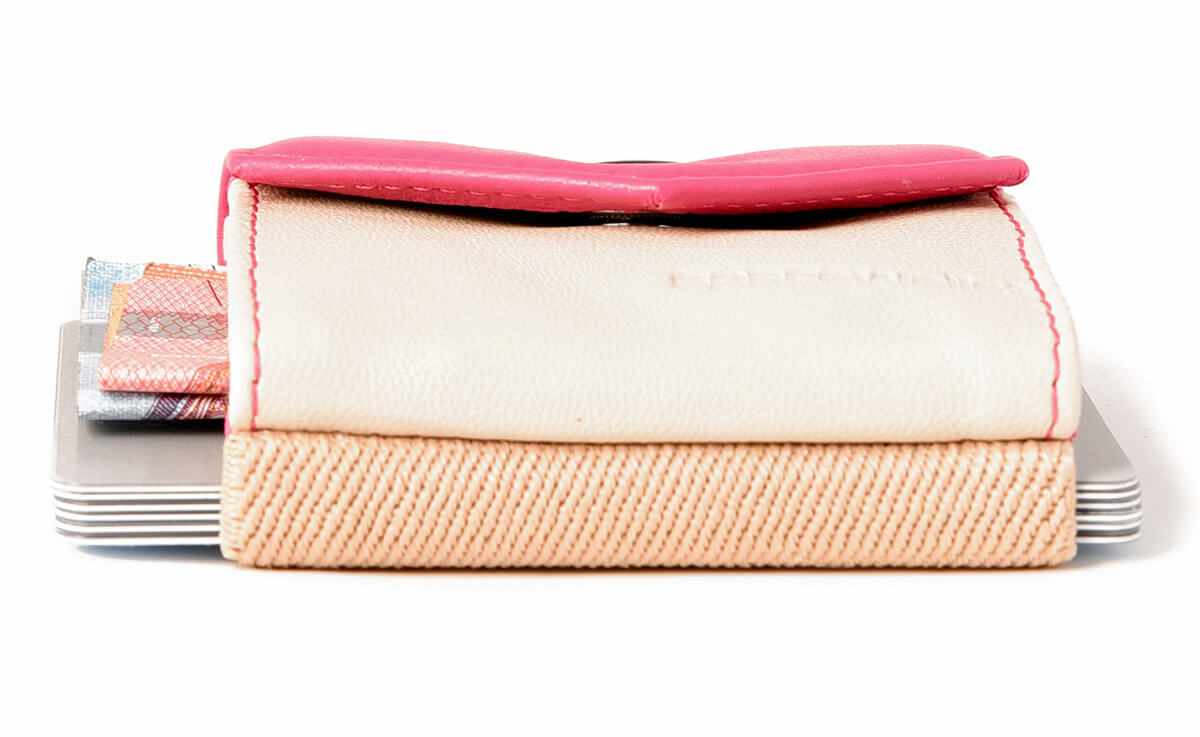 Space Products – Großhandel Brieftasche – Damen – Leder Mini Geldbörse mit Münzfach - duoton - Peak25