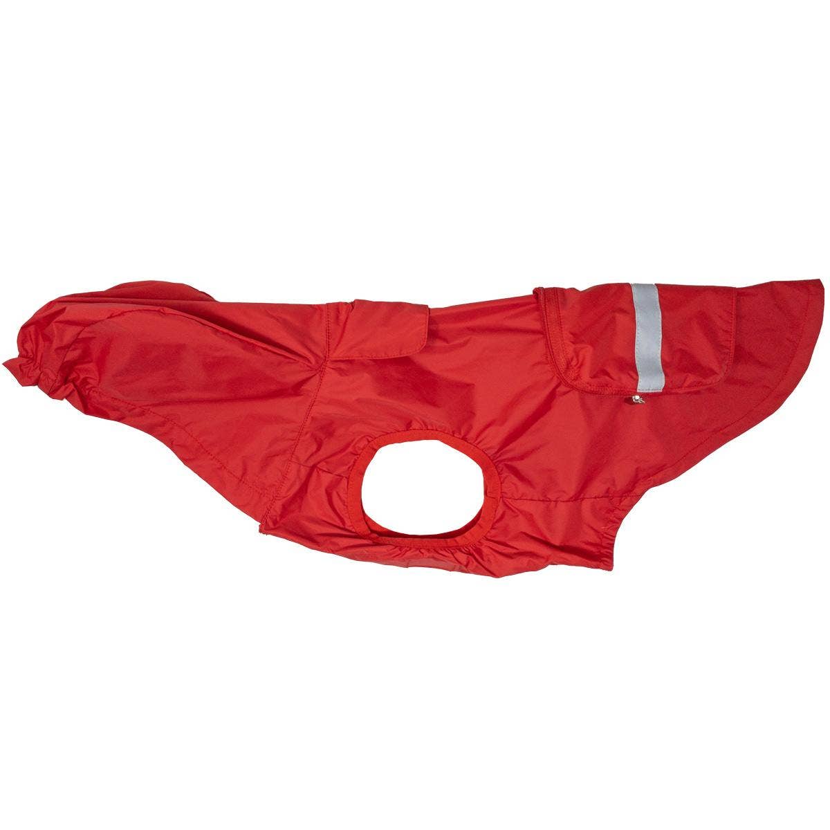 Doggie Design - Wholesale Pet Raincoat - Dog - Packable Raincoat - Red2