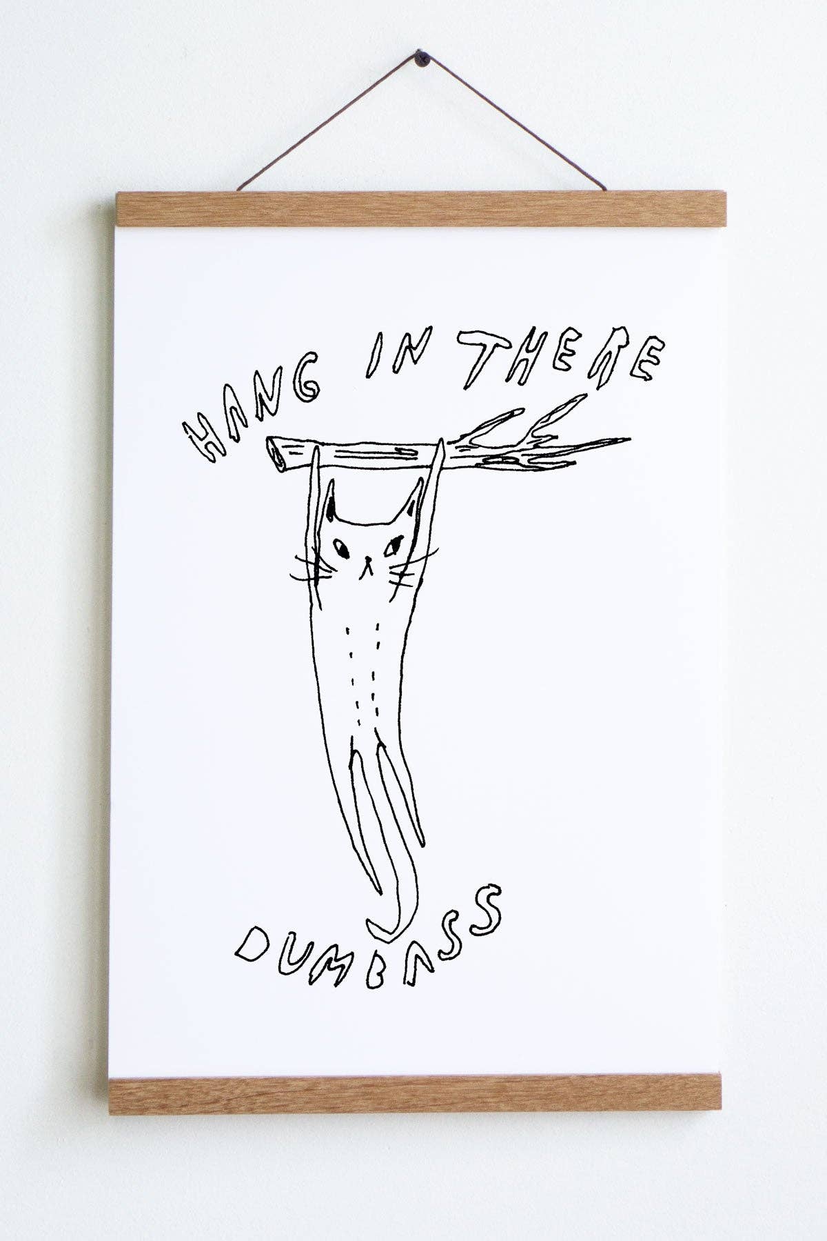 Stay Home Club - Wholesale Art Print - Hang in There Print0