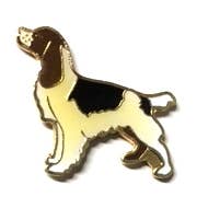 Springer Spaniel Hun Dog - Enamel Hat Pin for wholesale by ThatsRad