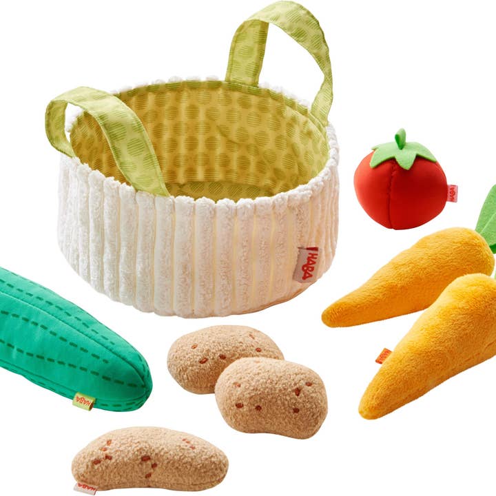 HABA USA - Wholesale Toy Feeding Set - Kids - Vegetable Basket Soft Play Food1