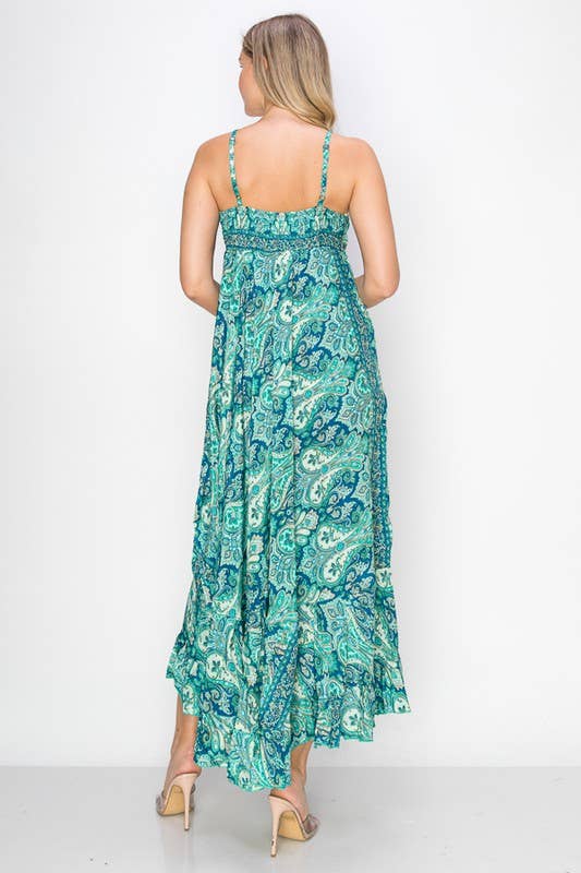 White Waves - Wholesale Dress - Women's - Summer easy Long Dress2