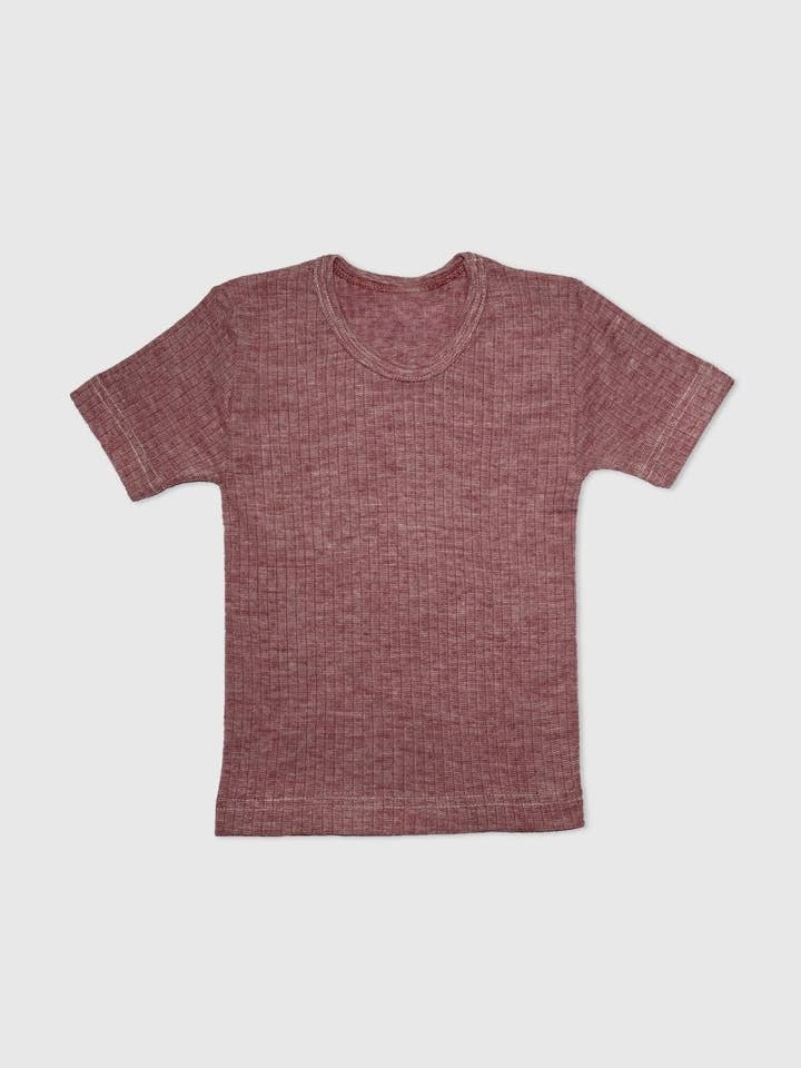 Organic Cotton, Merino Wool and Silk Kids T-shirt for wholesale by MINI LILA