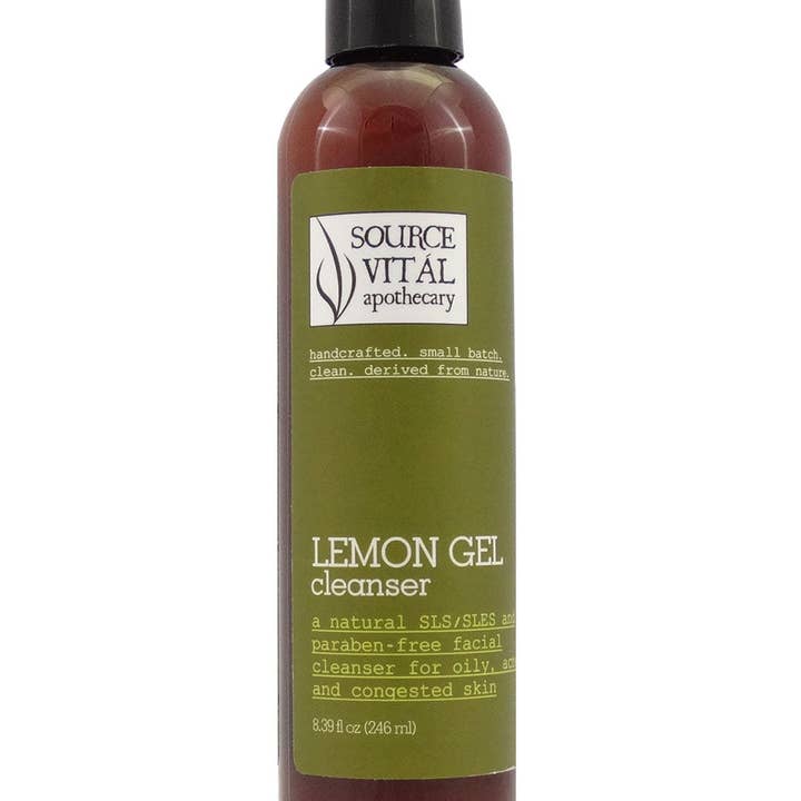 Source Vital Apothecary - Wholesale Facial Cleanser - Lemon Gel Cleanser