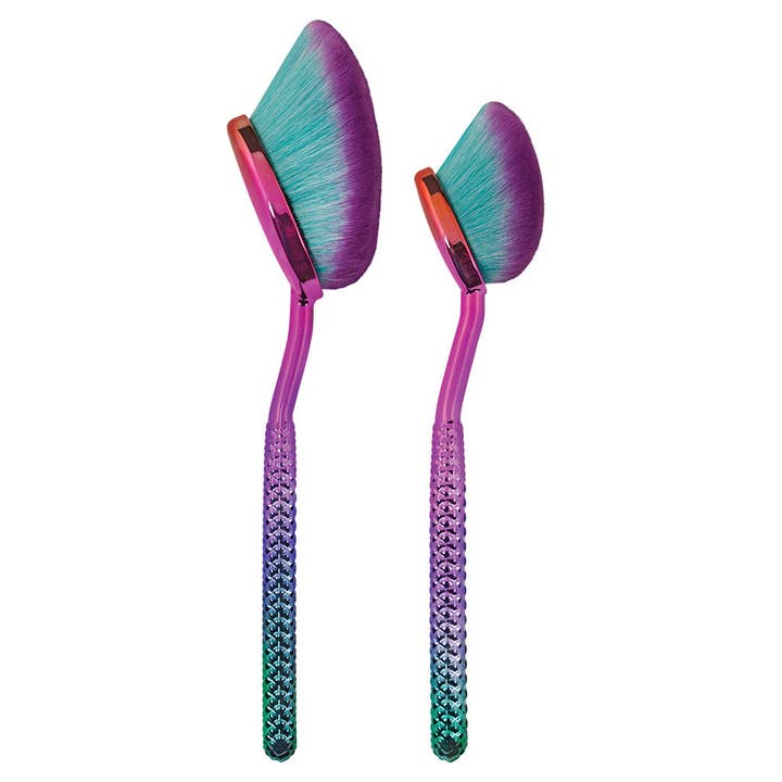MŌDA® Prismatic 2pc Precision Powder Makeup Brush Kit for wholesale by Royal Brush Mfg. Inc.