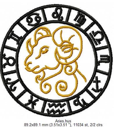 Holiday Traditions - Wholesale Baseball Cap - Unisex - Zodiac Symbol Embroidered Hat/Cap - Black - Buckle back3