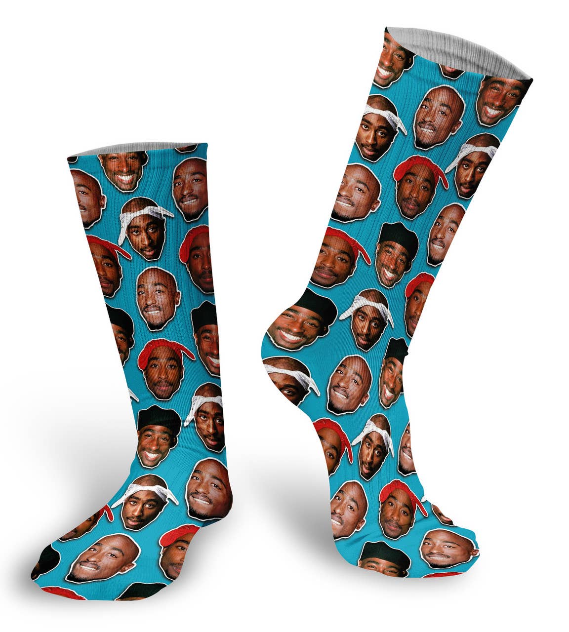 Subliworks - Wholesale Socks - Unisex - Tupac Faces Socks0