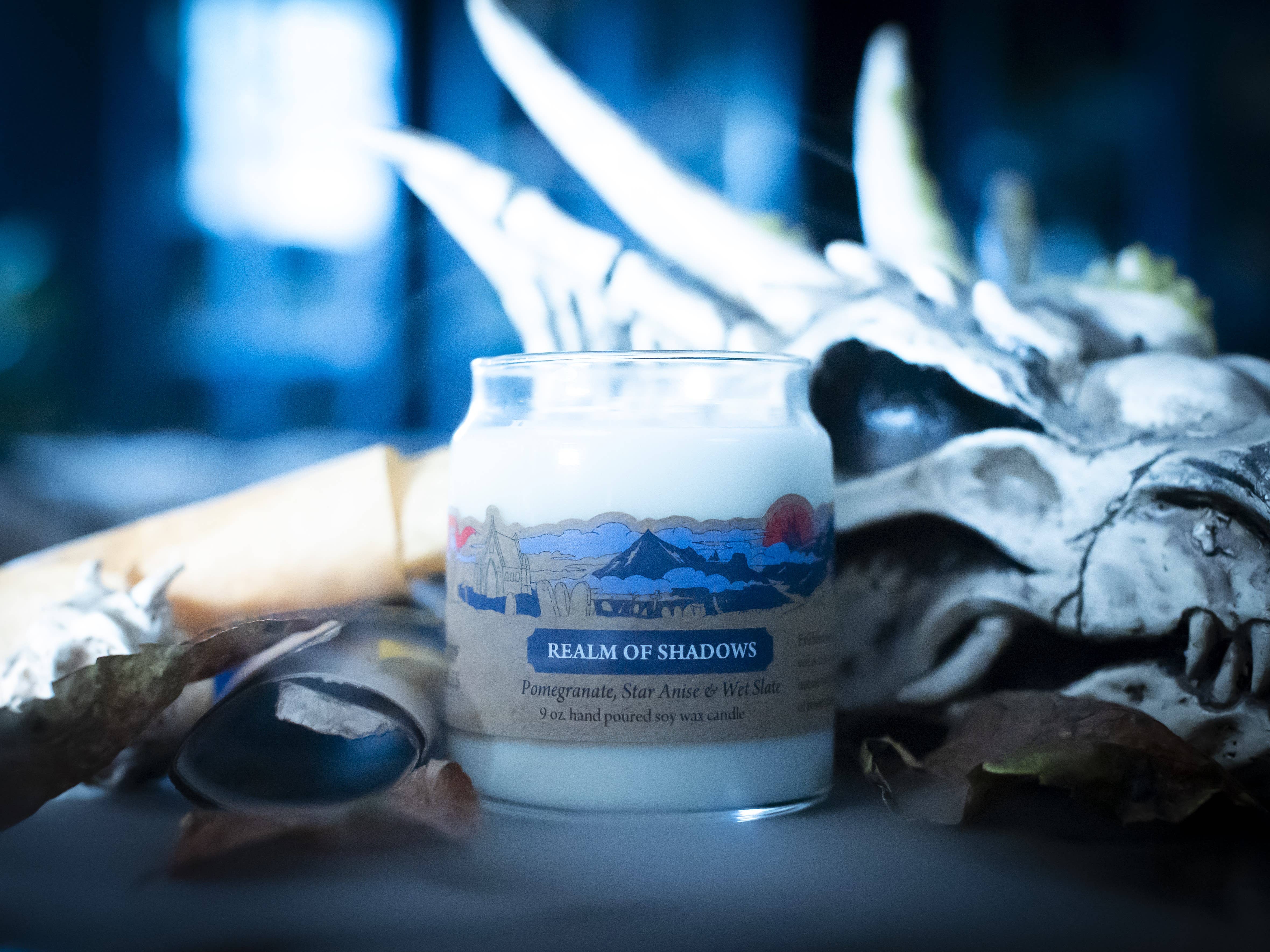 Cantrip Candles – Engroshandel Glaslys – Rige af Skygger 9oz Lys