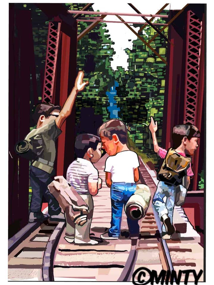 Stand by me print.... for wholesale by A Guy Called Minty LTD