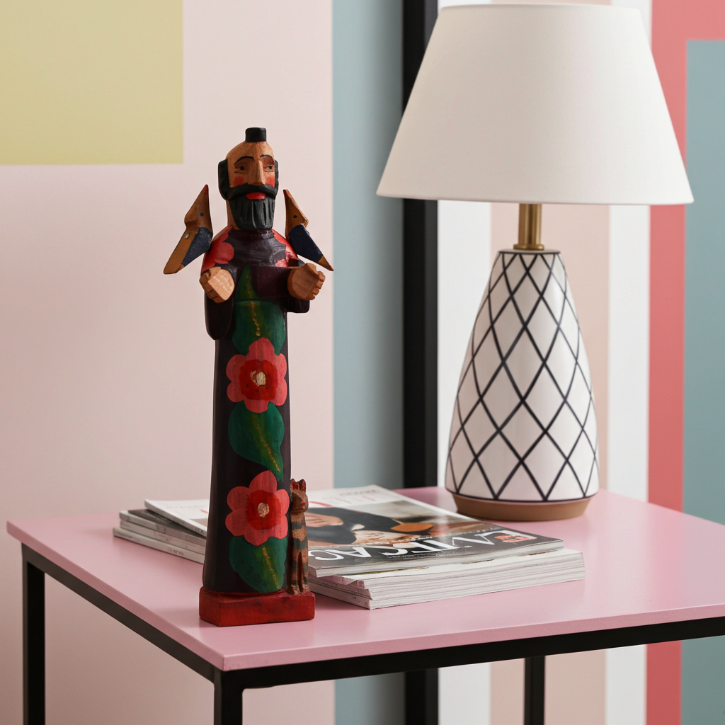 Magnolia Casual - Wholesale Decorative Figurine - Wooden - Saint Francis Figure - Home Decor3