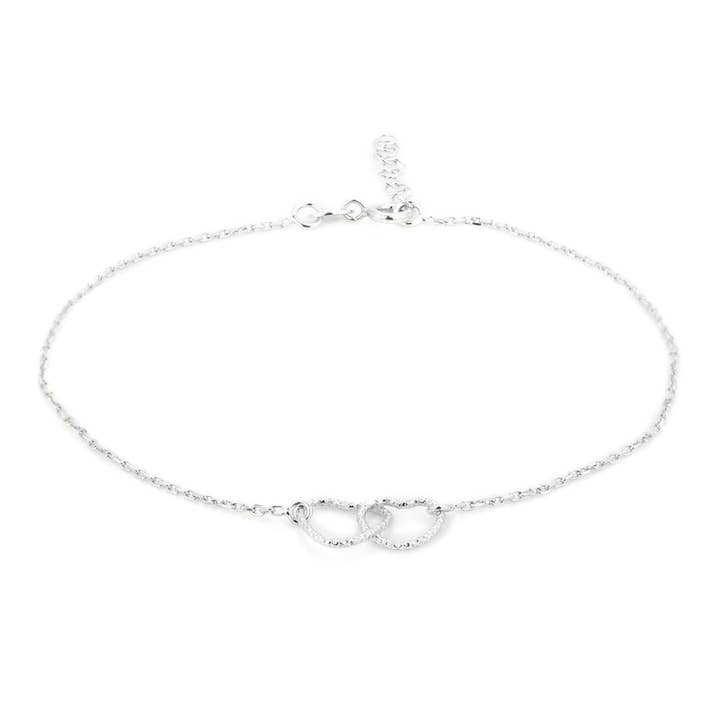 Couple Heart Anklet for wholesale by Vanbelle