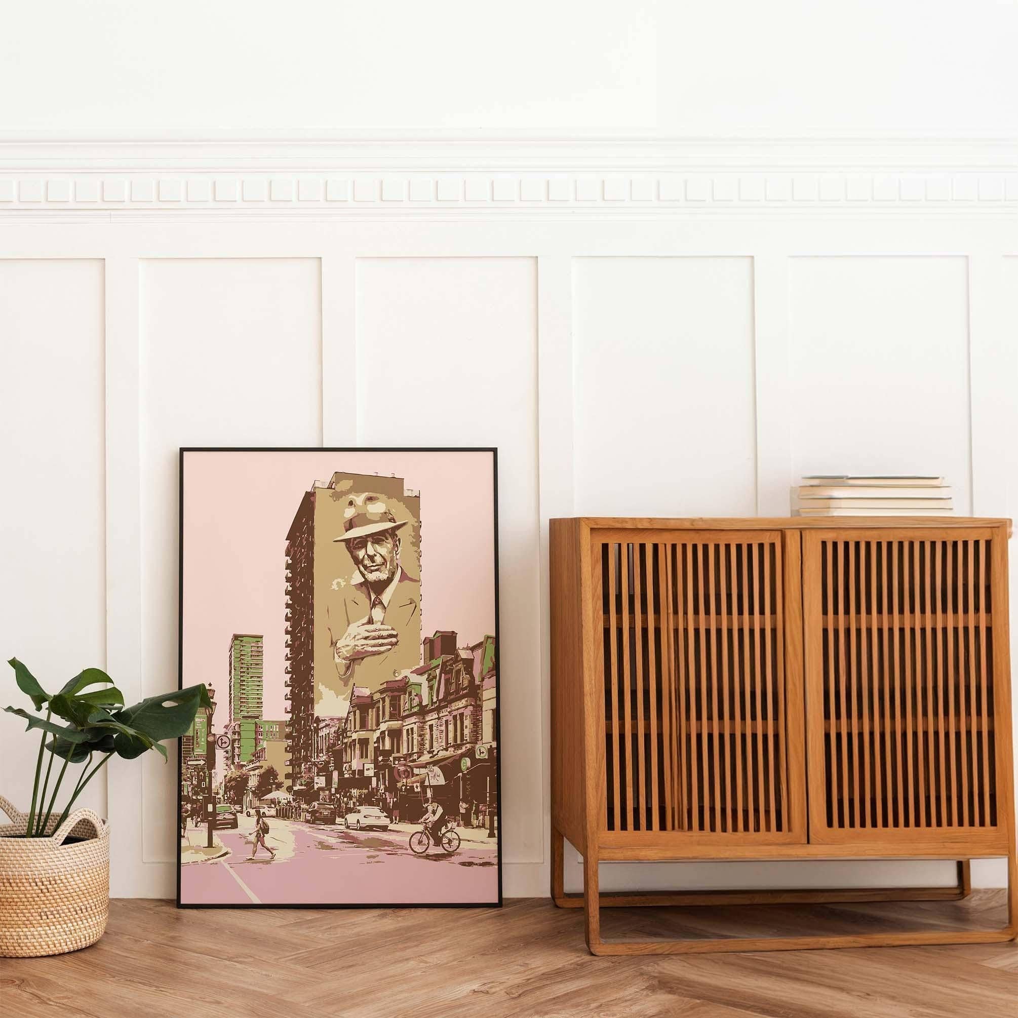 Newpencilbox Art - Wholesale Art Print - Leonard Cohen Urban Pop Art Music Legend Poster