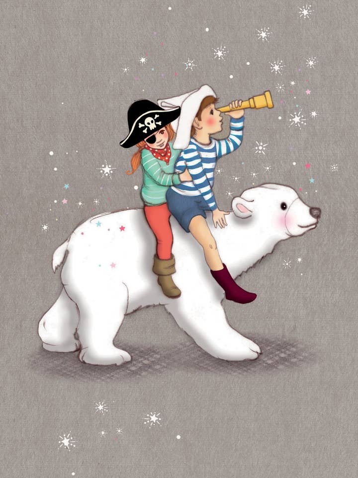 Aventura Polar em Postal por atacado de Ollebol & Muis