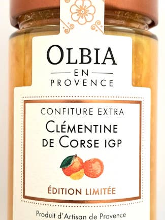 Olbia Clementine from Corsica I.G.P. jam for wholesale by French Feast