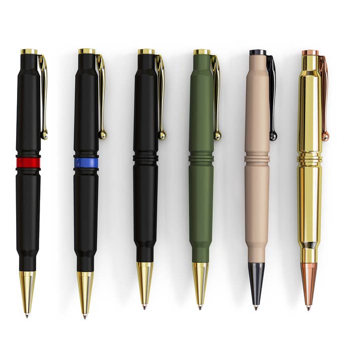 Old Southern Brass - Wholesale Pen - 308 Real Bullet Casing Refillable Twist Pen