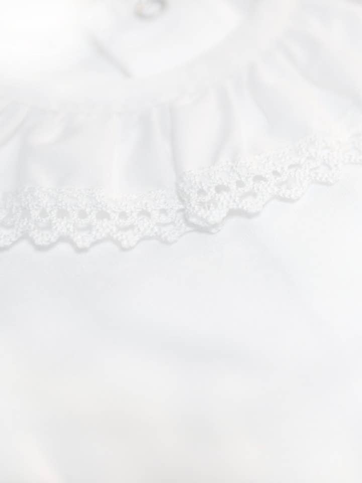 Minhon - Wholesale Bodysuit (Non-Footed) - Baby - Long Sleeve Ruffle Bodysuit