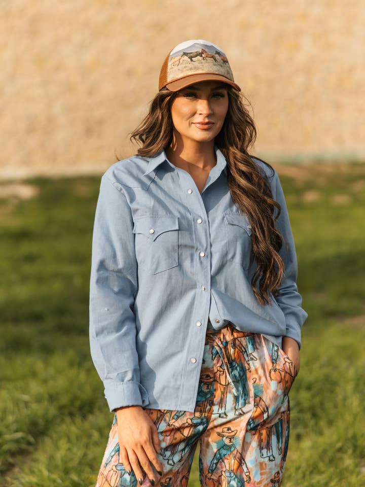 TH19 LIGHT DENIM CHAMBRAY (7 Piece) for wholesale by Turquoise Haven