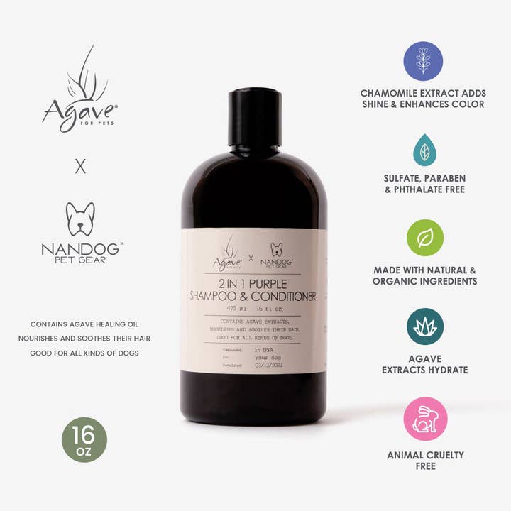 Nandog Pet Gear - Wholesale Pet grooming set – Dog - Nandog X Agave Oil for Pets Care Value Kit7