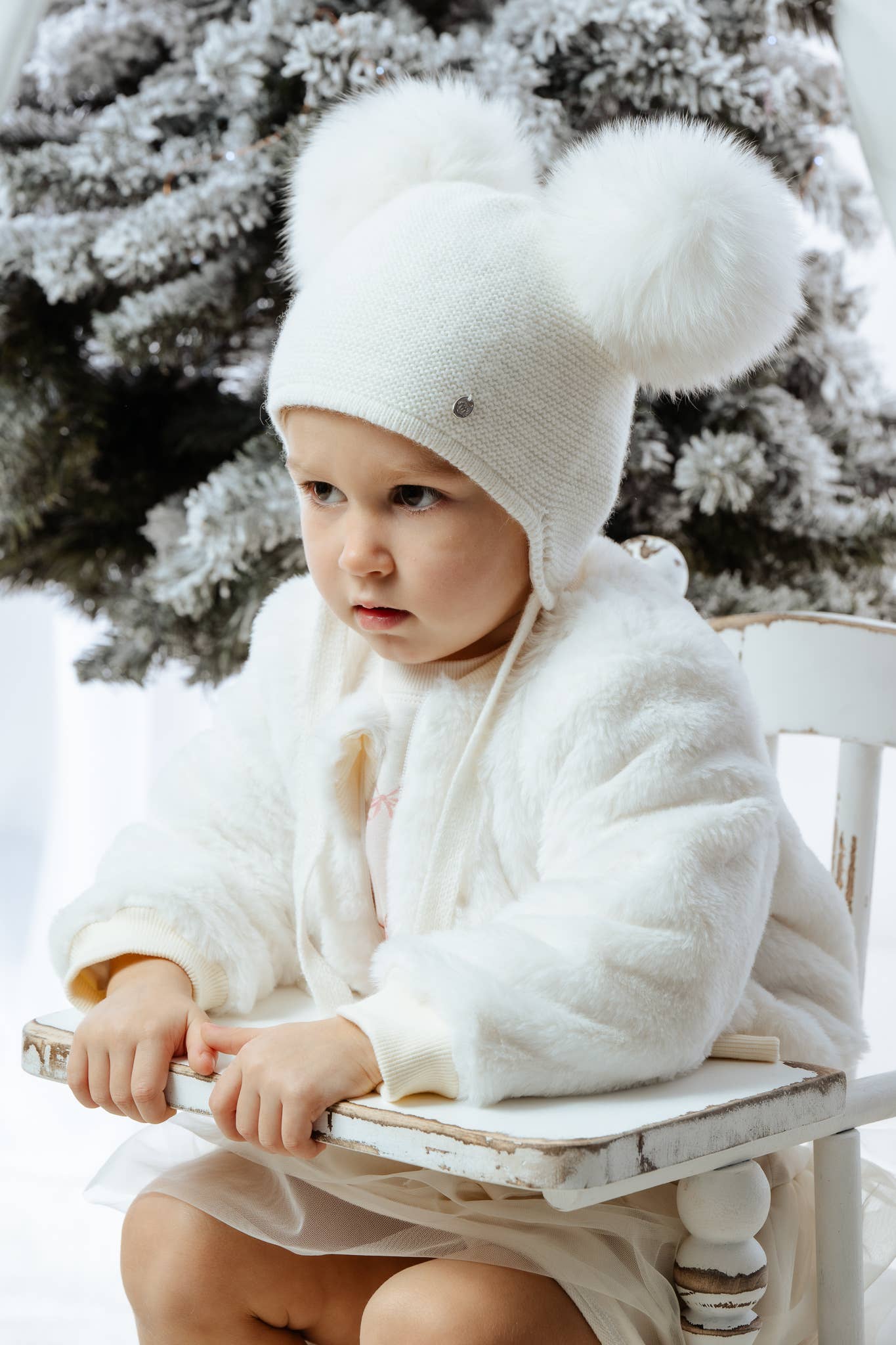 JAMIKS - Wholesale Beanie - Kids - Children’s Winter Hat with Two Pom-Poms Berit8